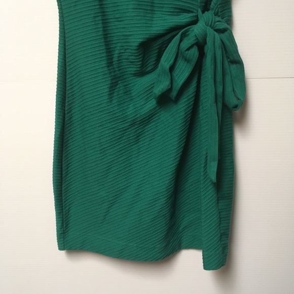 Emerald Green Anthro Saturday Sunday Ribbed Dress - Picture 5 of 6